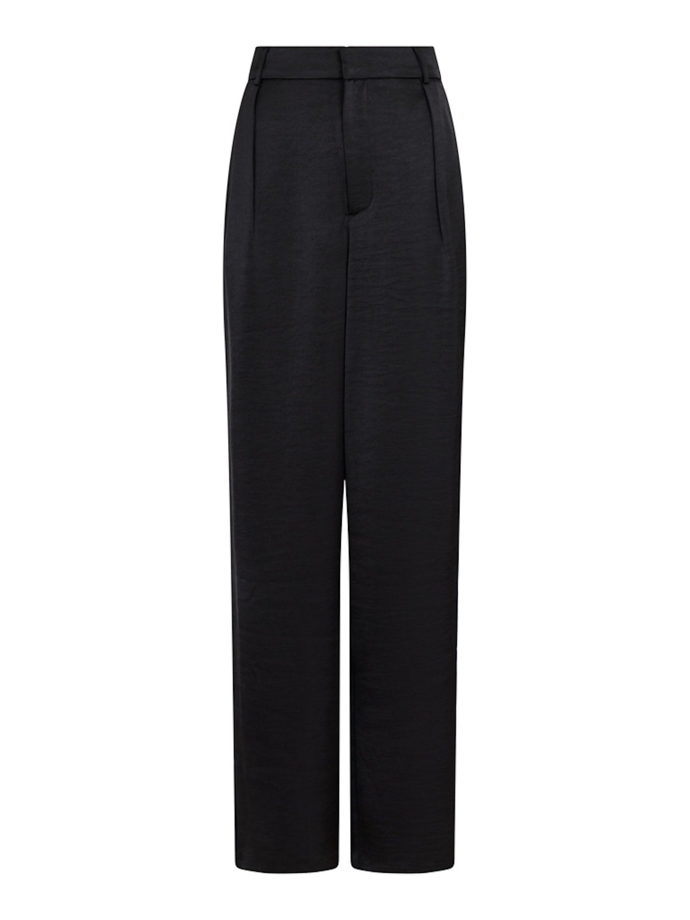 Alessandra Heavy Sateen Pants - Black