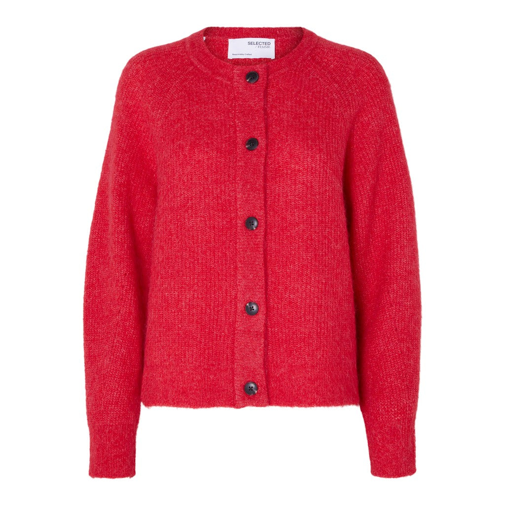 Lulu Ls Knit Short Cardigan - Ski Patrol