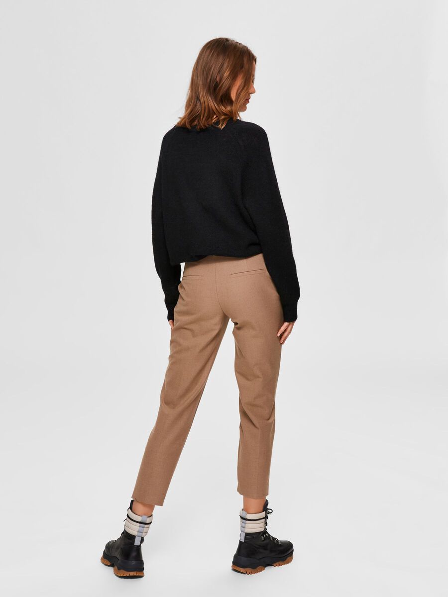 Ria Mw Cropped Pant - Camel
