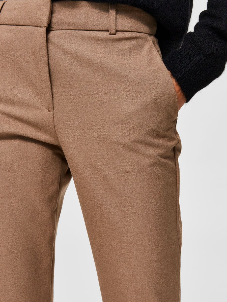 Ria Mw Cropped Pant - Camel