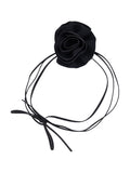 Rose With String - Black