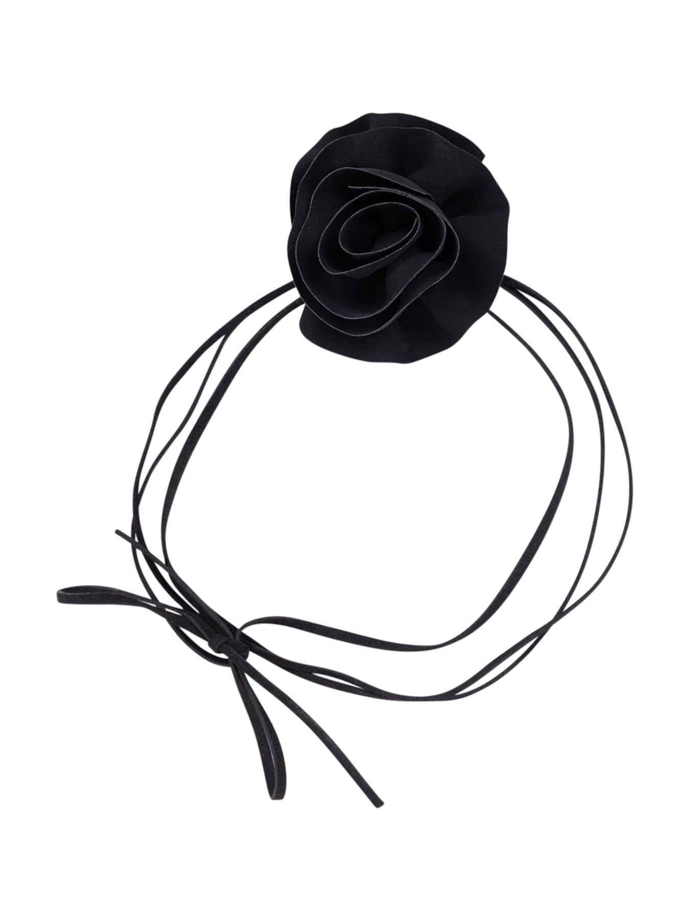 Rose With String - Black