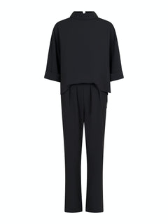 Arlo Crepe Jumpsuit - Black