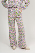 Judita HW Wide Pant - Violet Tulip AOP