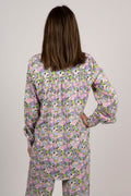 Judita LS Long Top - Violet Tulip AOP