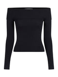 Jessy Knit Blouse - Black