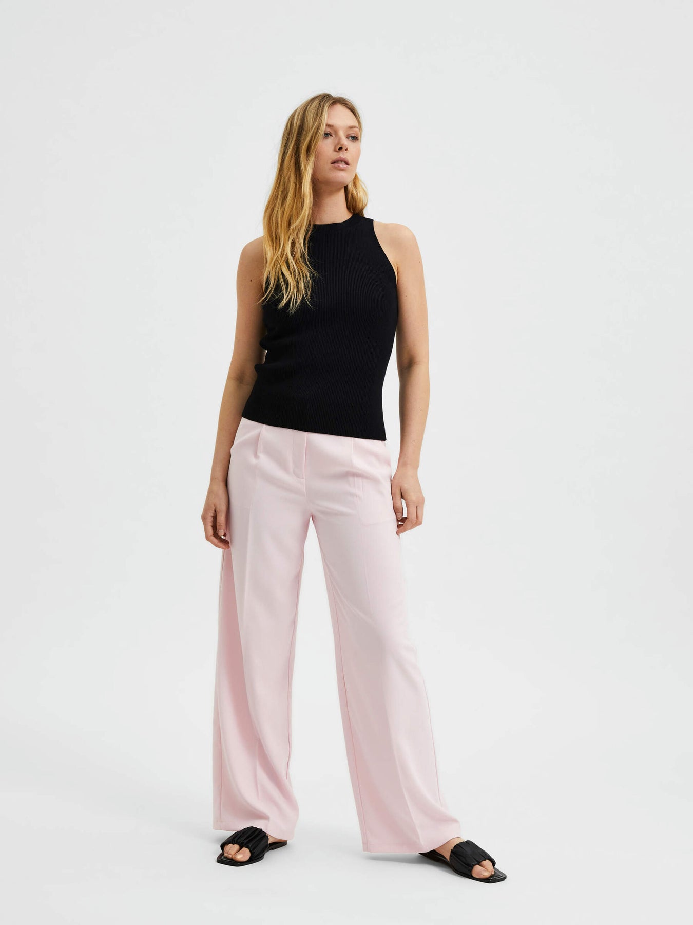 Solina SL Knit Top B - Black