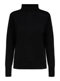 Magda Sandra Ls Knit T-Neck - Black