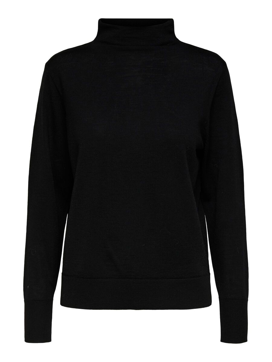 Magda Sandra Ls Knit T-Neck - Black