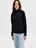 Magda Sandra Ls Knit T-Neck - Black
