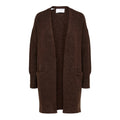 Lulu New Ls Knit Long Cardigan - Java