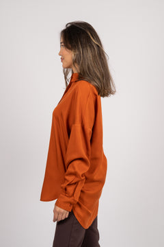 Sanni Ls Shirt - Cinnamon Stick