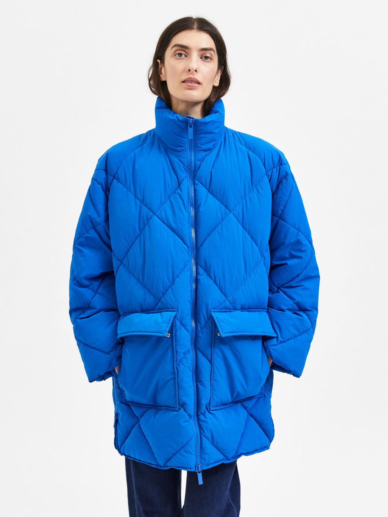 Heidi Puffer Jacket - Princess Blue