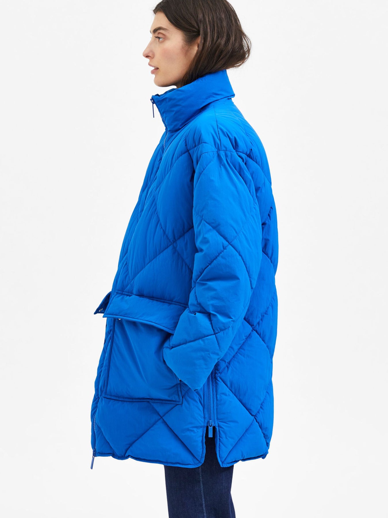 Heidi Puffer Jacket - Princess Blue