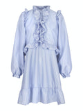 Zinka Solid Dress - Light Blue