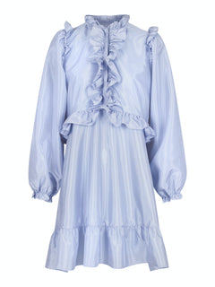 Zinka Solid Dress - Light Blue