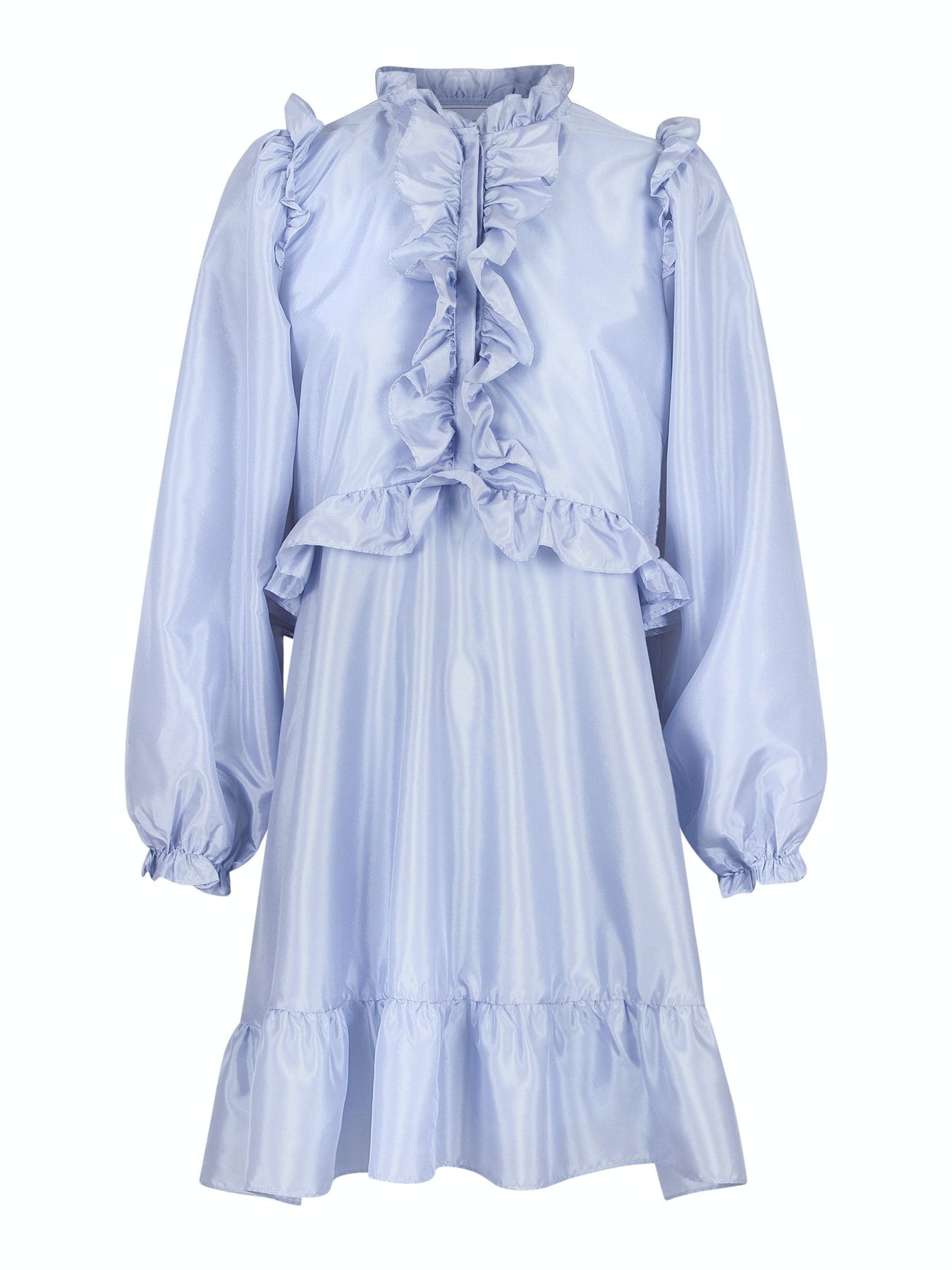 Zinka Solid Dress - Light Blue