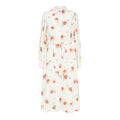 Walda LS AOP Midi Dress - Snow White
