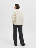 Sif Sisse Ls Knit Highneck - Birch