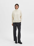 Sif Sisse Ls Knit Highneck - Birch