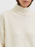 Sif Sisse Ls Knit Highneck - Birch