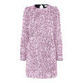 Colyn LS Short Sequins Dress - Pink Lavender