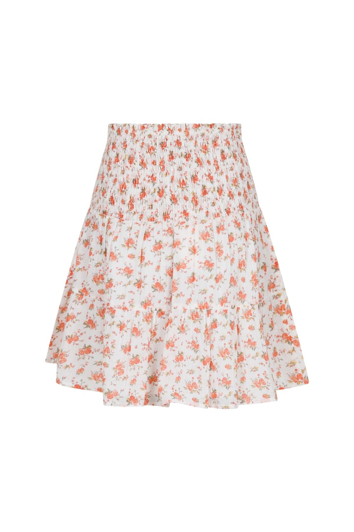 Cordova Delicate Rose Skirt - Tangerine