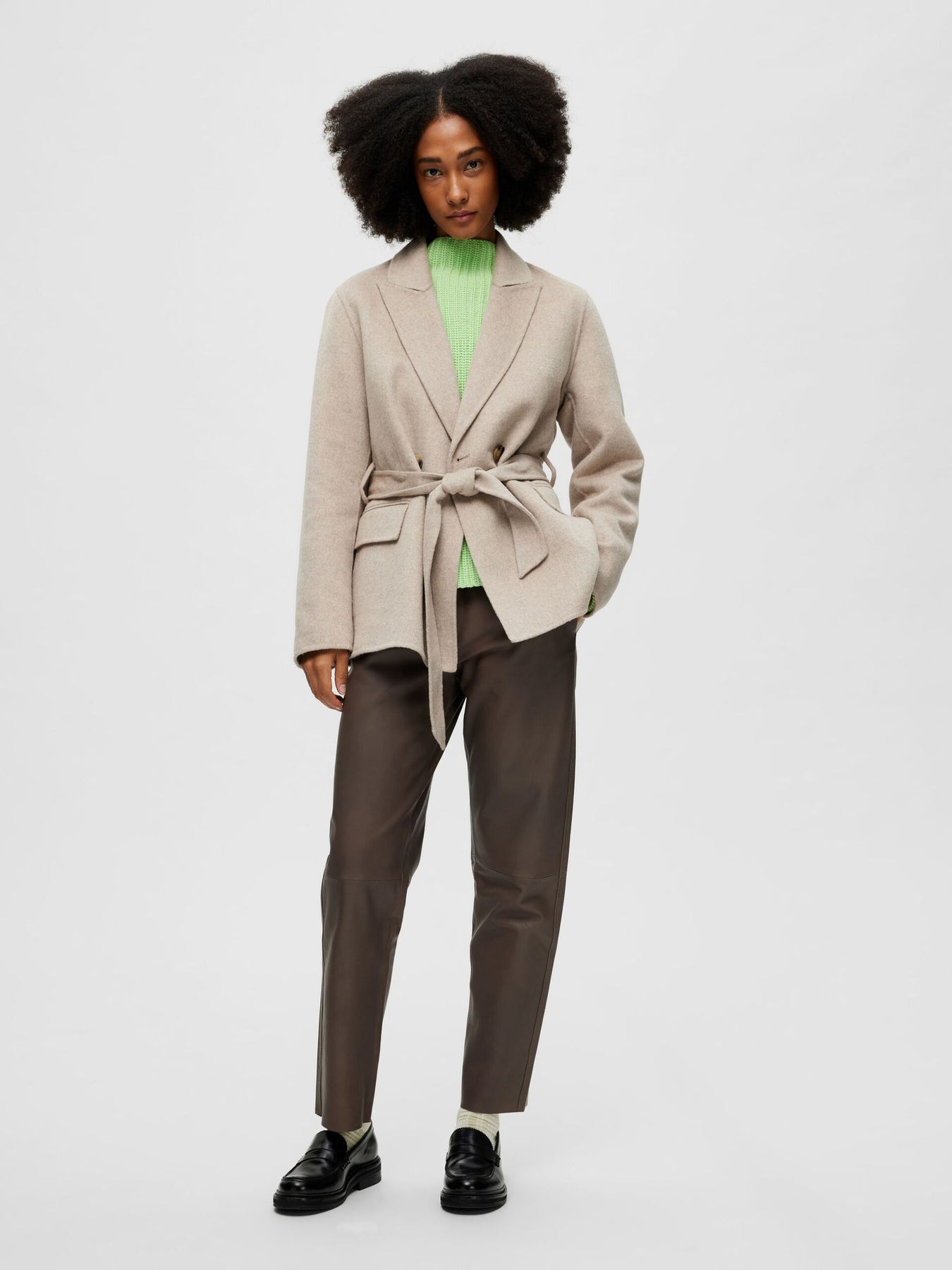 Tara Handmade Jacket - Sandshell Melange