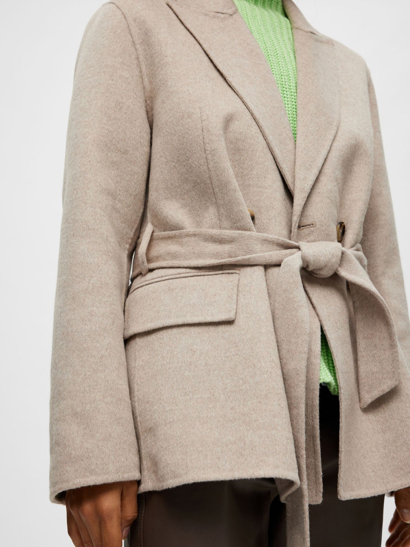 Tara Handmade Jacket - Sandshell Melange