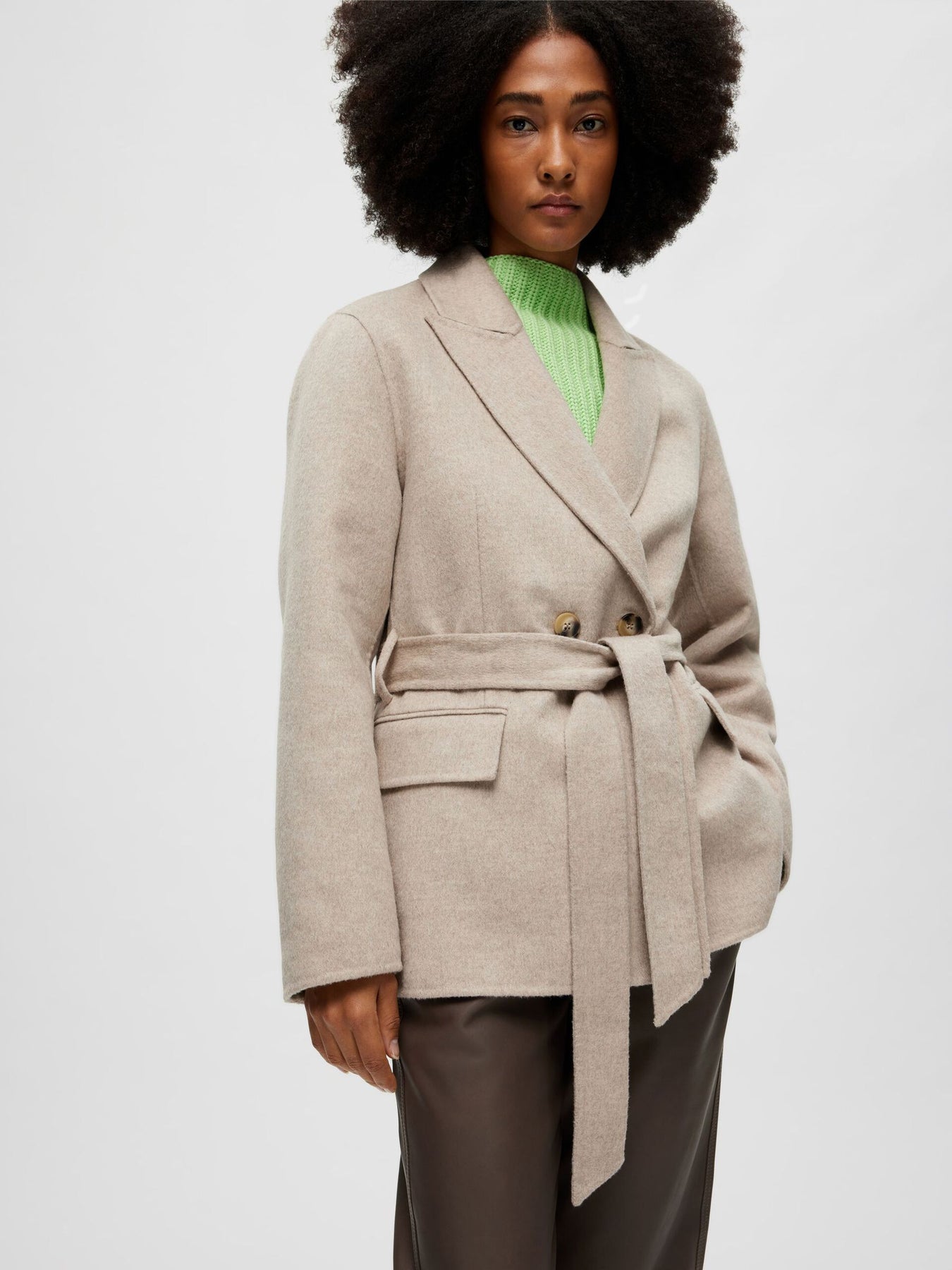Tara Handmade Jacket - Sandshell Melange