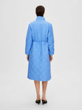 Frida Quilted Coat - Ultramarine