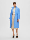 Frida Quilted Coat - Ultramarine