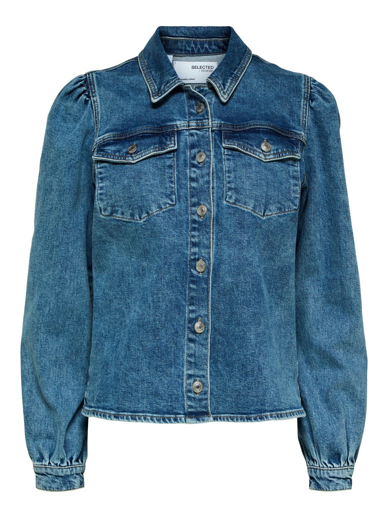 Karna LS Shirt  - Light Blue Denim