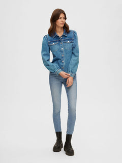 Karna LS Shirt  - Light Blue Denim