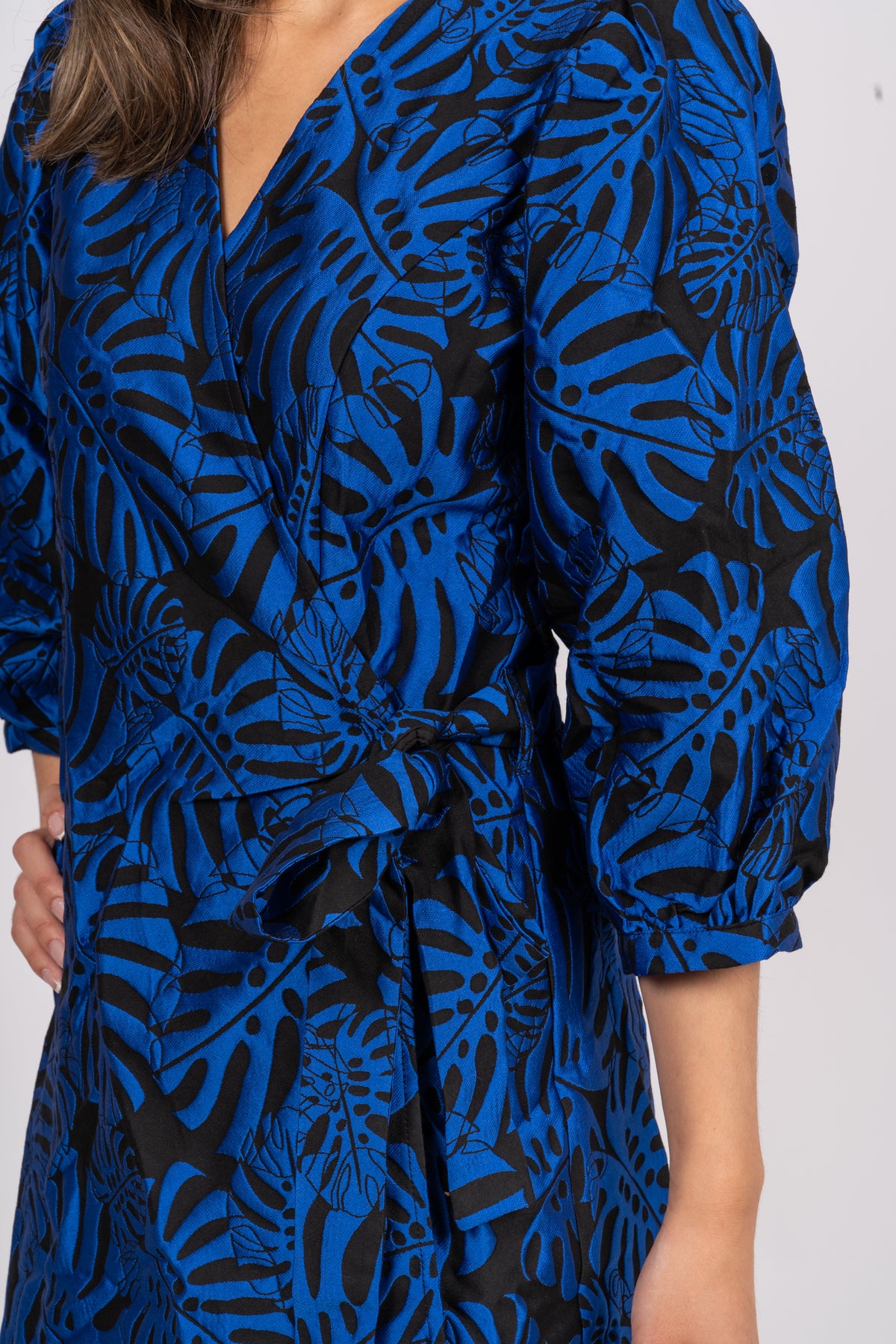 Lotte-Siv 3/4 Short Dress - Svart