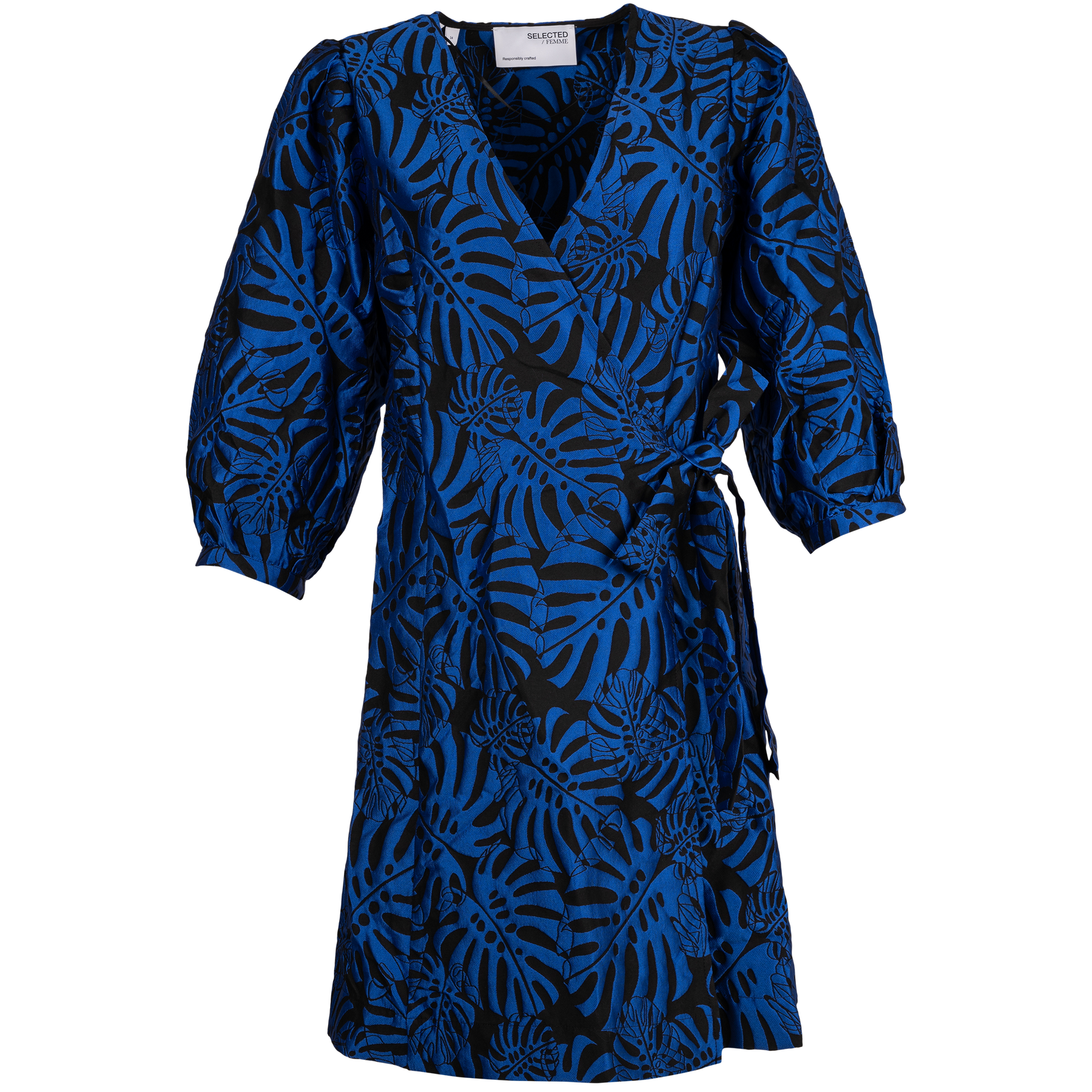 Lotte-Siv 3/4 Short Dress - Svart