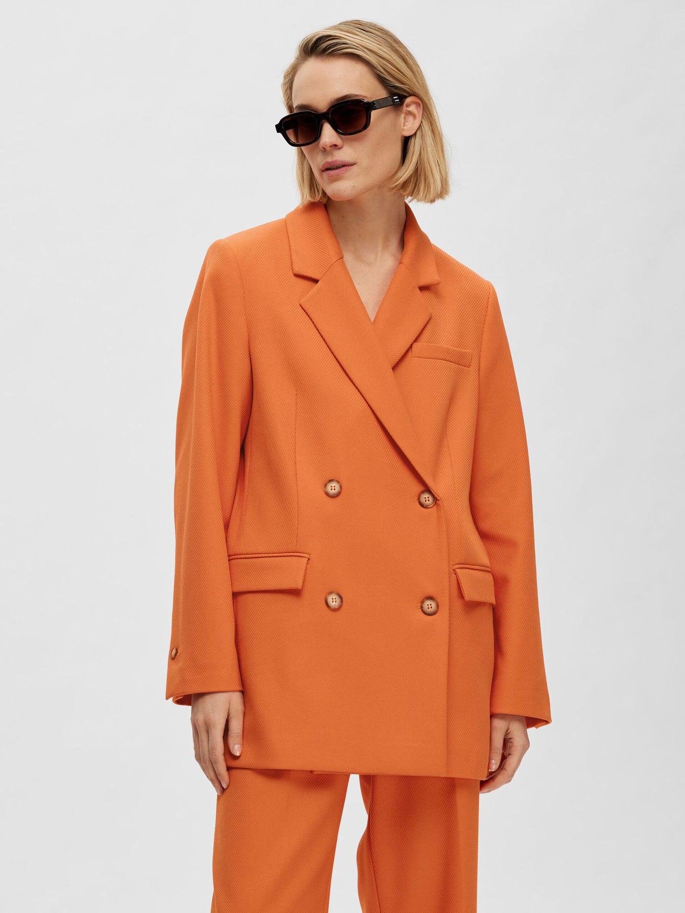 Mynella Relaxed Blazer - Orangeade
