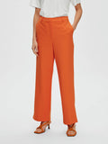Myla-Mynella HW Straight Pant - Orangeade