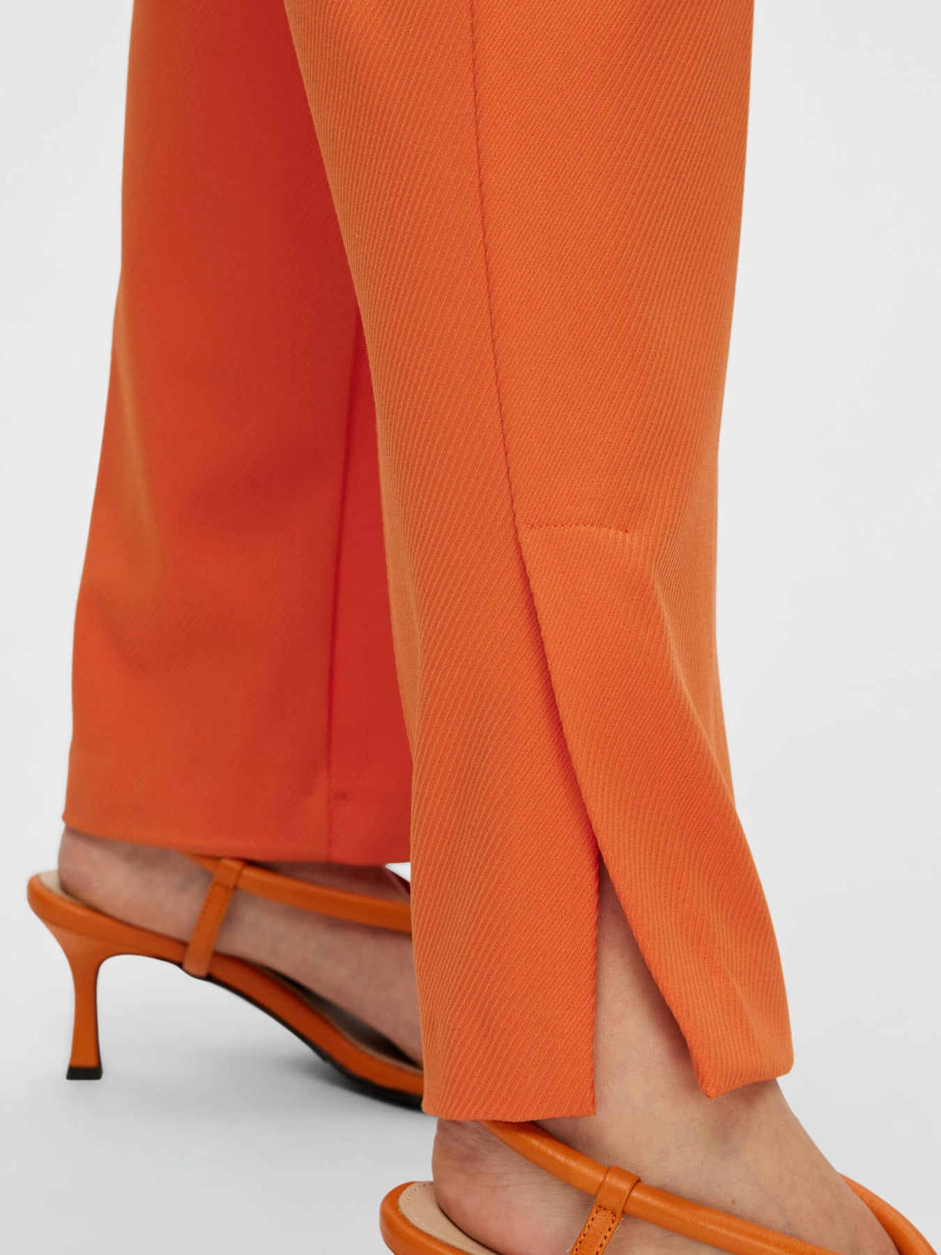 Myla-Mynella HW Straight Pant - Orangeade
