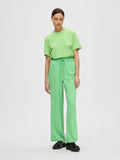 Viva-Gulia HW Long Linen Pant - Absinthe Green