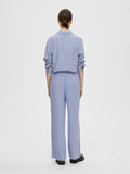 Viva-Gulia HW Long Linen Pant - Blue Heron