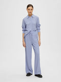 Viva-Gulia HW Long Linen Pant - Blue Heron