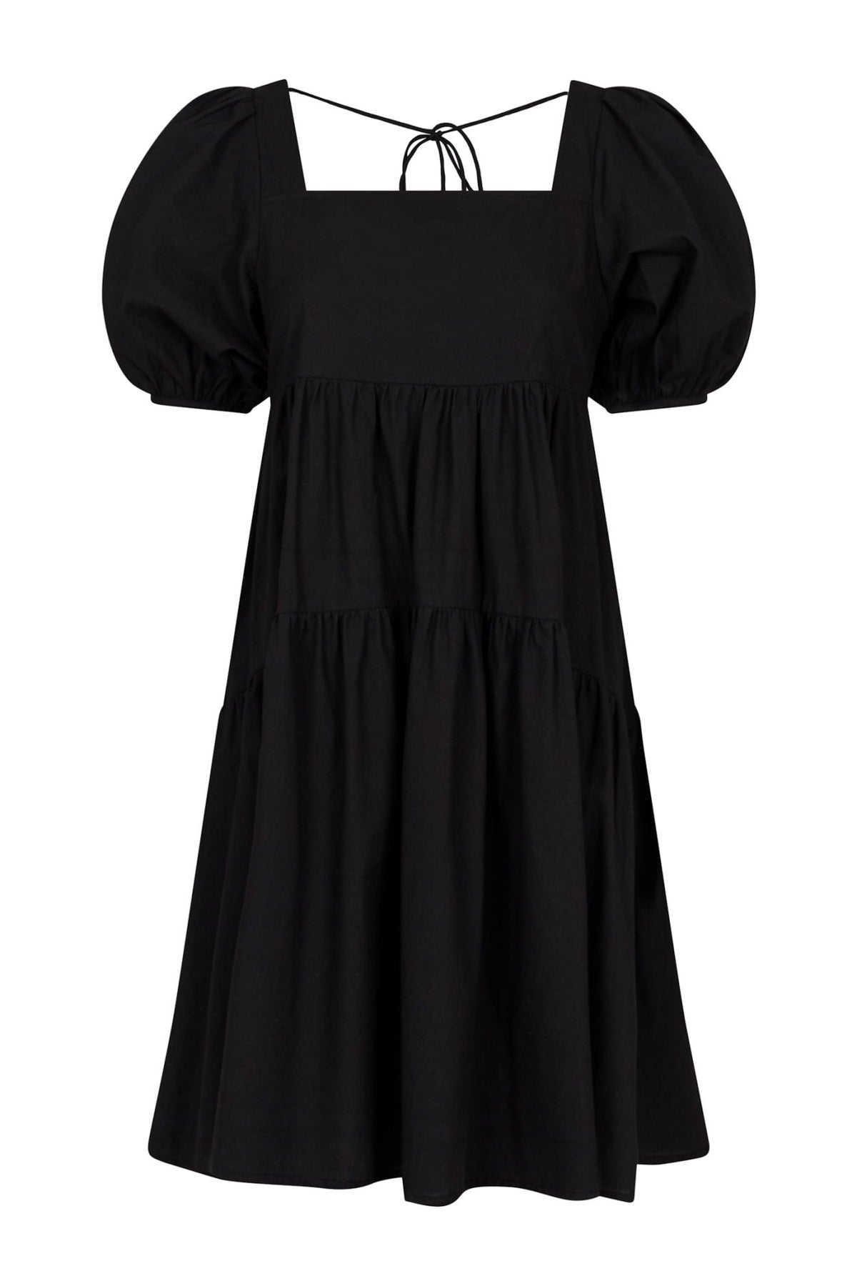 Jackelina Solid Dress - Black