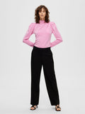 Myla Hw Wide Pant - Black