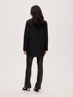 Myla Ls Relaxed Blazer - Black