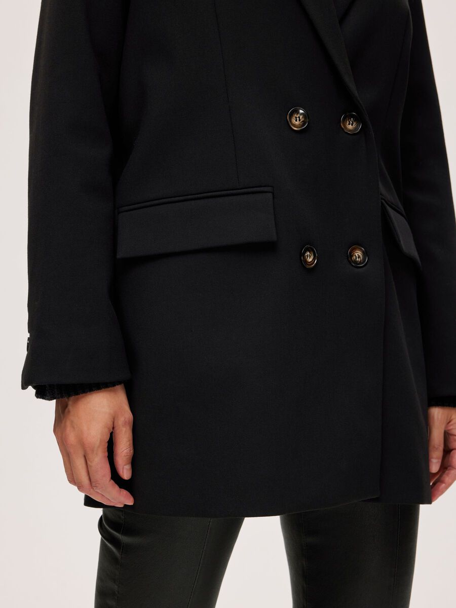 Myla Ls Relaxed Blazer - Black