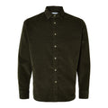 Regowen-Cord Shirt Ls W - Forest Night