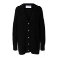 Maline LS Knit Long Cardigan - Black