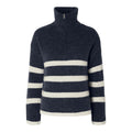 Maline LS Knit Half Zip - Dark Sapphire Birch