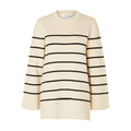 Liva LS Long Knit O-Neck - Birch